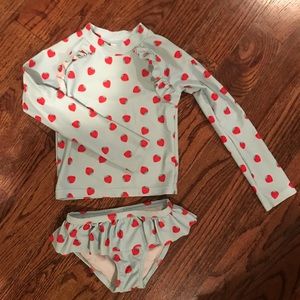 Girls long sleeve swim suit